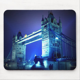 London Tower Bridge & Blue Night Mouse Pad
