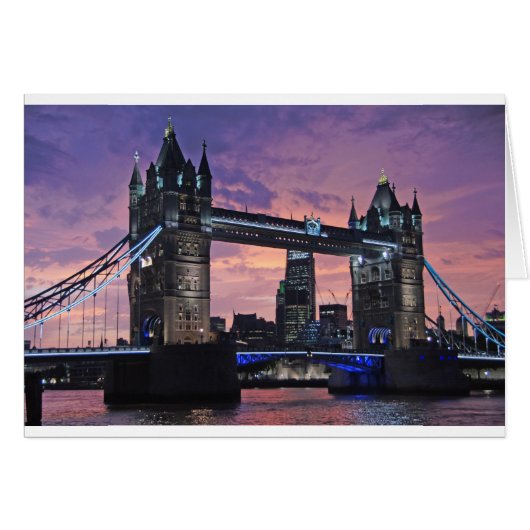 London Tower Bridge Cards (Front Horizontal)