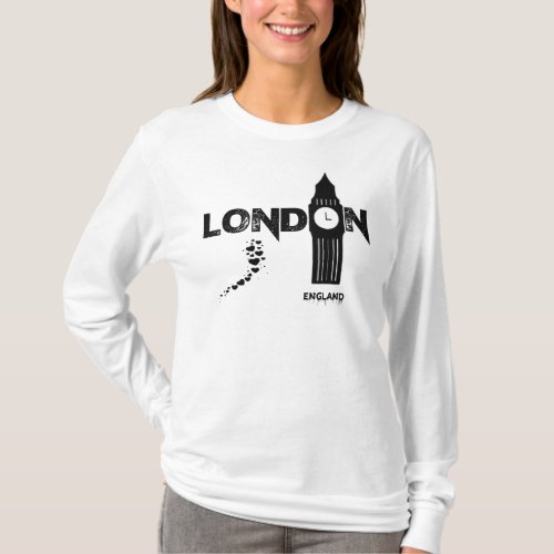 london tower bridgeclock tower londonengland cit T_Shirt