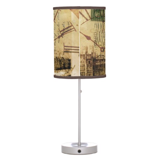 London Tower bridge clocktower big ben Table Lamp (Back)