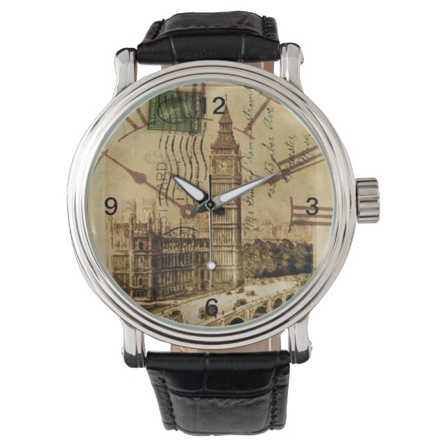 London Tower bridge clocktower big ben Watch (Front)