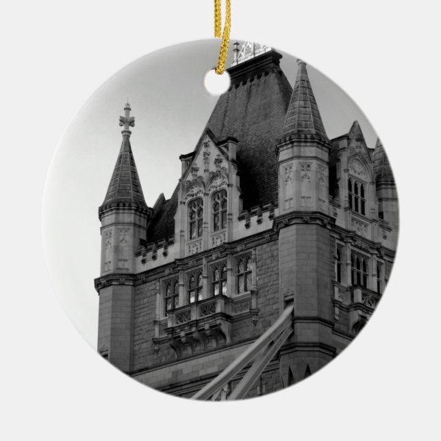 London Tower Bridge Close-up Ceramic Ornament (Front)