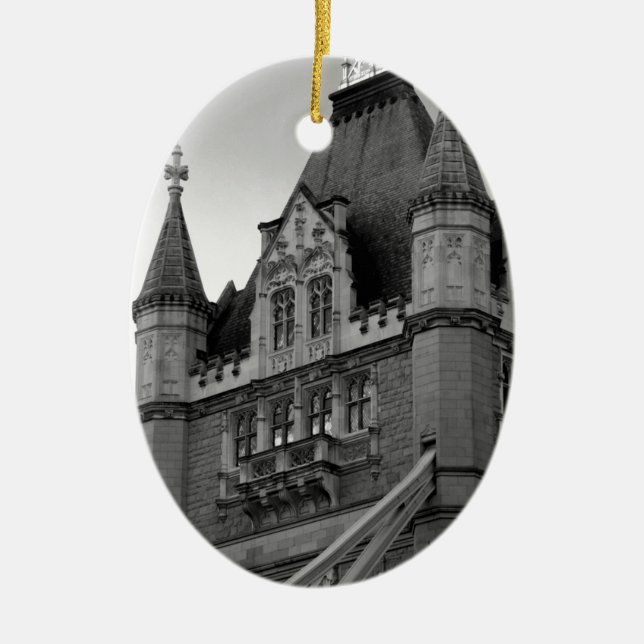 London Tower Bridge Close-up Ceramic Ornament (Front)