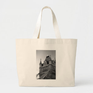 London Tower Bridge Close-up Large Tote Bag