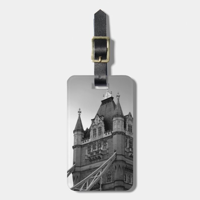 London Tower Bridge Close-up Luggage Tag (Front Vertical)