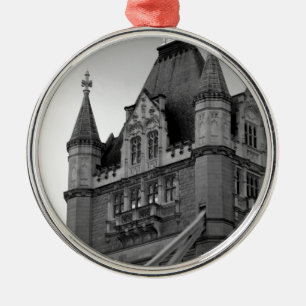 London Tower Bridge Close-up Metal Ornament