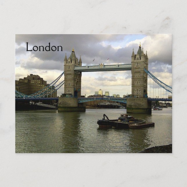 London Tower Bridge Postcard (Front)