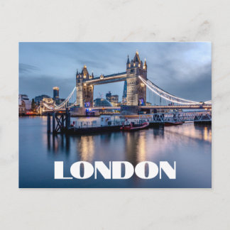LONDON TOWER BRIDGE POSTCARD