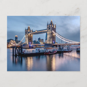 LONDON TOWER BRIDGE POSTCARD