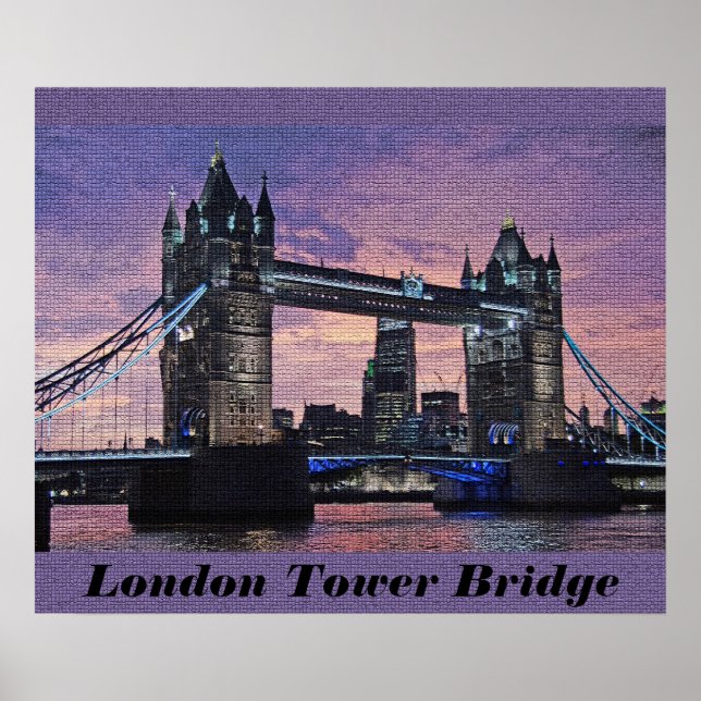 London Tower Bridge Poster (Front)