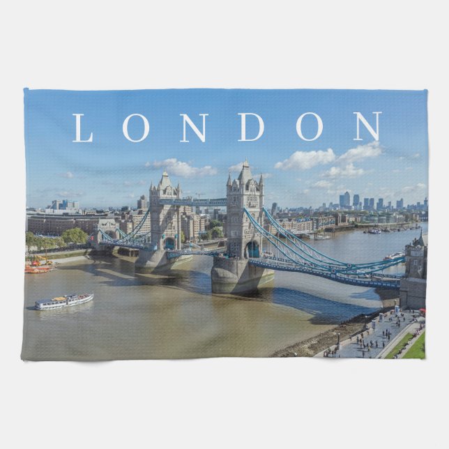 London Tower Bridge tea towel (Horizontal)
