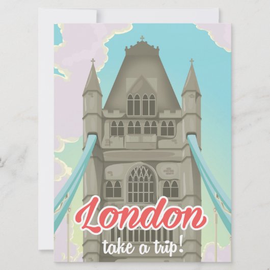 London Tower Bridge Travel poster (Front)