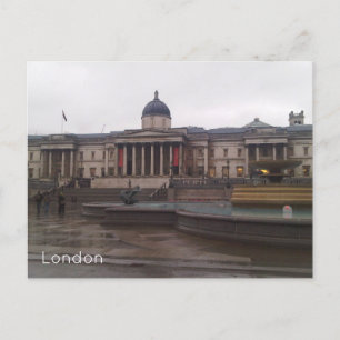 London - Trafalgar Square Holiday Postcard