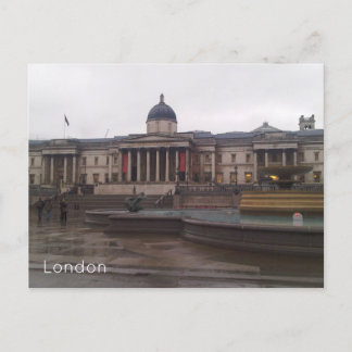 London - Trafalgar Square Holiday Postcard