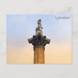 London - Trafalgar Square Holiday Postcard