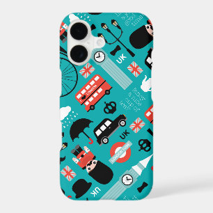 London travel icon retro illustration iPhone 17 case