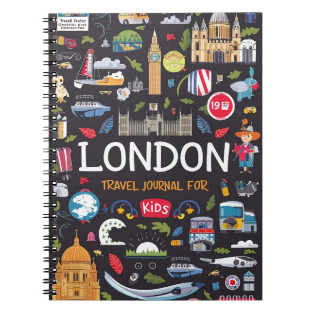 London Travel Journal for Kids (Front)