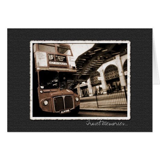 London : Travel Memories Card (Front Horizontal)