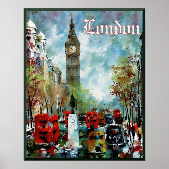London travel poster (Front)