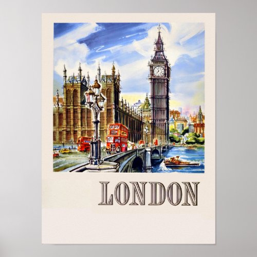 London travel poster