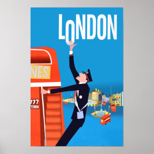 London travel poster