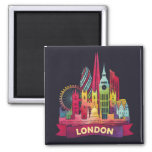 London - Travel To The Famous Landmarks Magnet at Zazzle