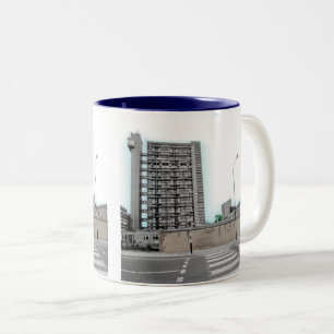 LONDON TRELLICK TOWER: URBAN ARCHITECTURE PHOTO Two-Tone COFFEE MUG