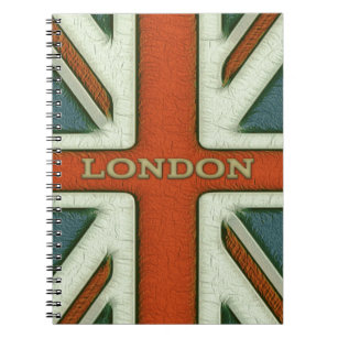 London UK Flag Notebook