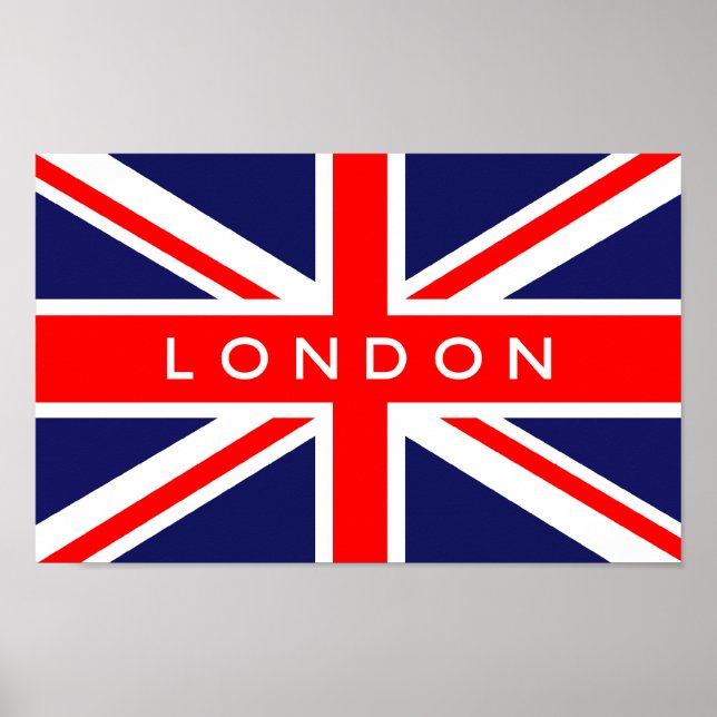London UK Flag Poster (Front)