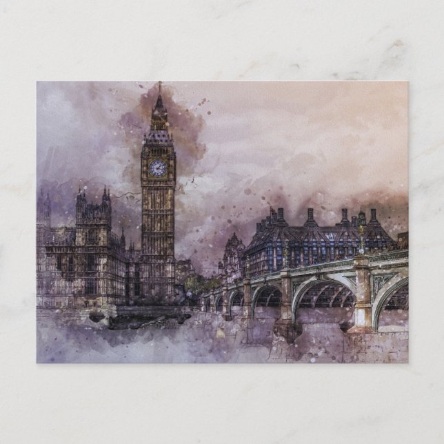 London, UK Postcard (Front)