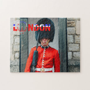 London UK Queens Royal Guard Jigsaw Puzzle