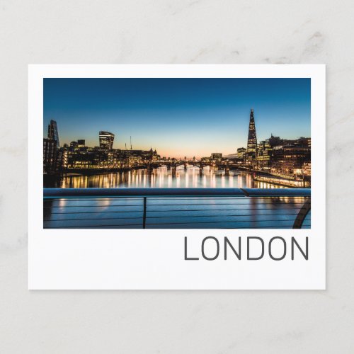 London Uk Skyline United Kingdom England Souvenir Holiday Postcard