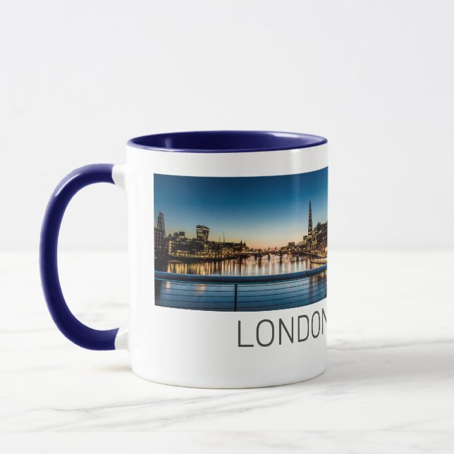 London Uk Skyline United Kingdom England Souvenir Mug (Left)