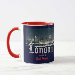 London Uk Skyline United Kingdom England vintage Mug