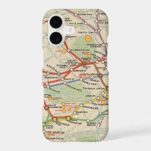 London Underground Railways Map iPhone 17 Case