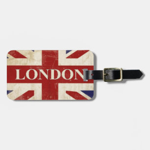 London - Union Jack - I Love London Luggage Tag