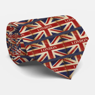 London - Union Jack - I Love London Neck Tie