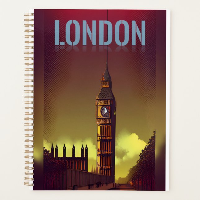 London United Kingdom  Notebook (Front)