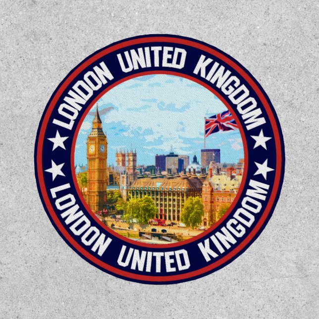 London United Kingdom                              Patch (Front)