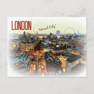 London "Unreal City" Eliot Postcard