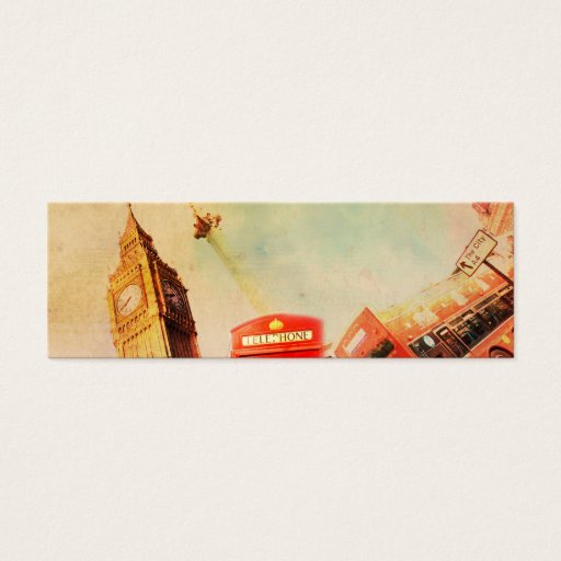 Customizable London vintage business card