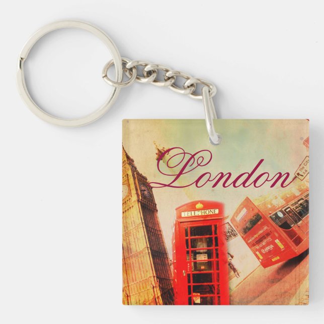 London vintage keychain (Front)