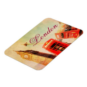 London vintage magnet