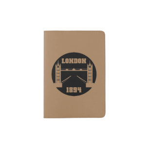 London Vintage Passport Holder