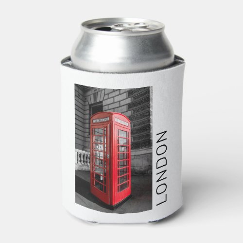 London Vintage Phone Box UK Retro Telephone Can Cooler