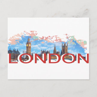 London Vintage Postcard
