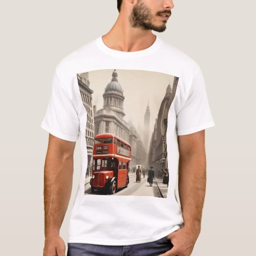 London vintage poster T_Shirt