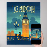 Travel Poster for London