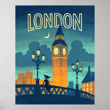 London Vintage-style Travel Poster by StevenCorey at Zazzle
