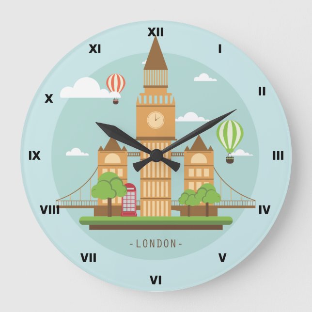 London Wall Clock (Front)